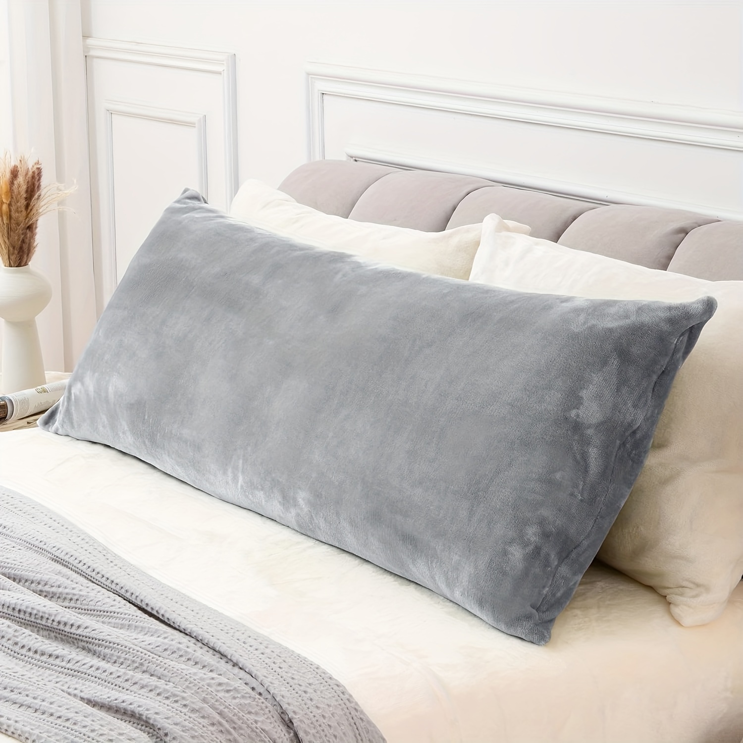 super soft cozy fuzzy fleece flannel body pillow cover Temu