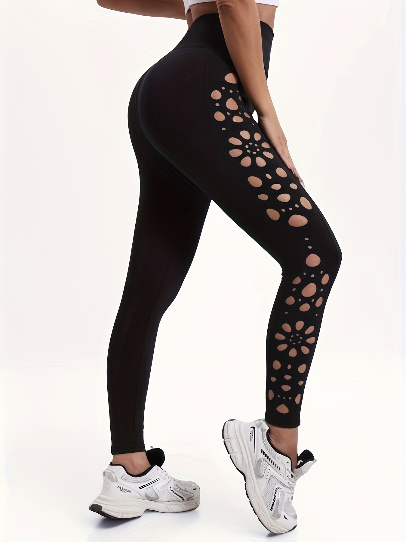 cut out leggings sold on Temu United States