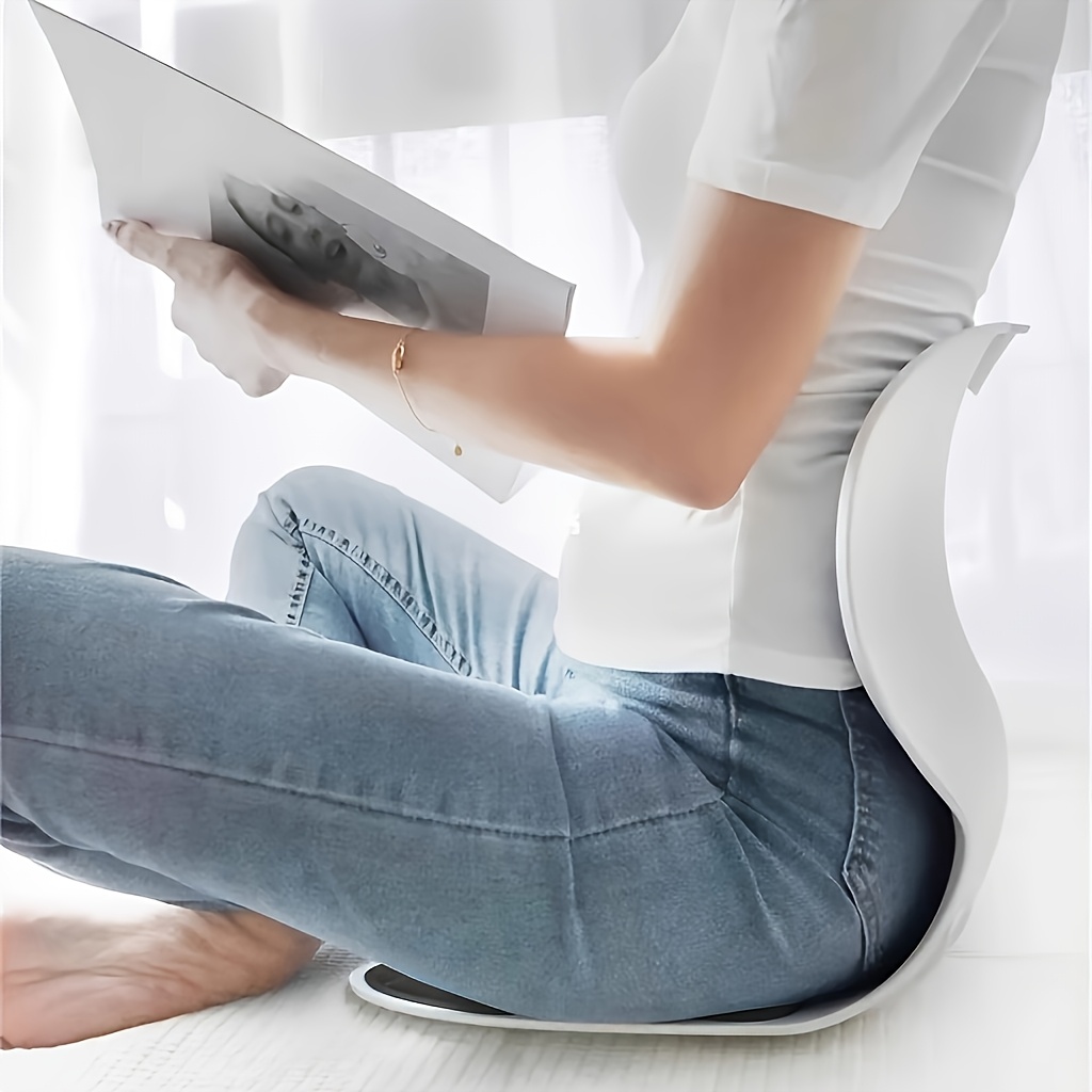 ergonomic lumbar support pillow anti   back cushion for study tv breathable washable nylon cover multi purpose non electric seat cushion with pressure   posture support black gray posture     durable construction Product details 1