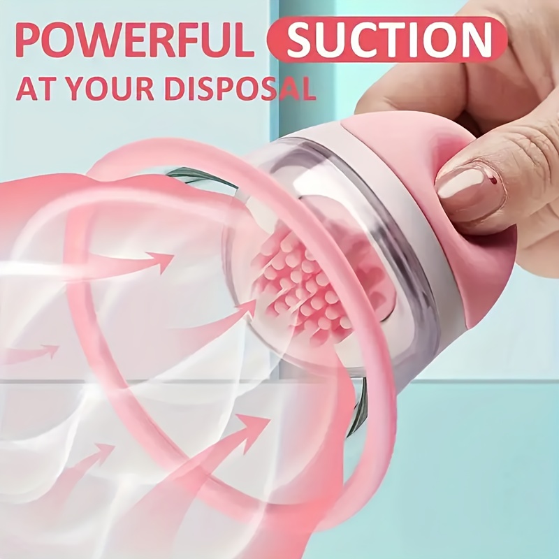 A Pair Of Nipple Suction Sex Toys, Strong Suction Stimulation Massagers And 10 Vibrator Rotation Modes, Rechargeable Adult Toys For Fun For Women And Couples With Three Pairs Of Massage Heads