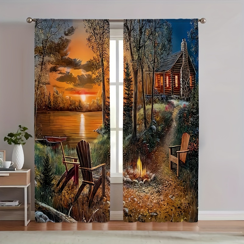 

Jit+2 Curtains - 41.3"x 90.5" - , , Pattern, Lining, Uv , , Suitable For , , , , Decoration