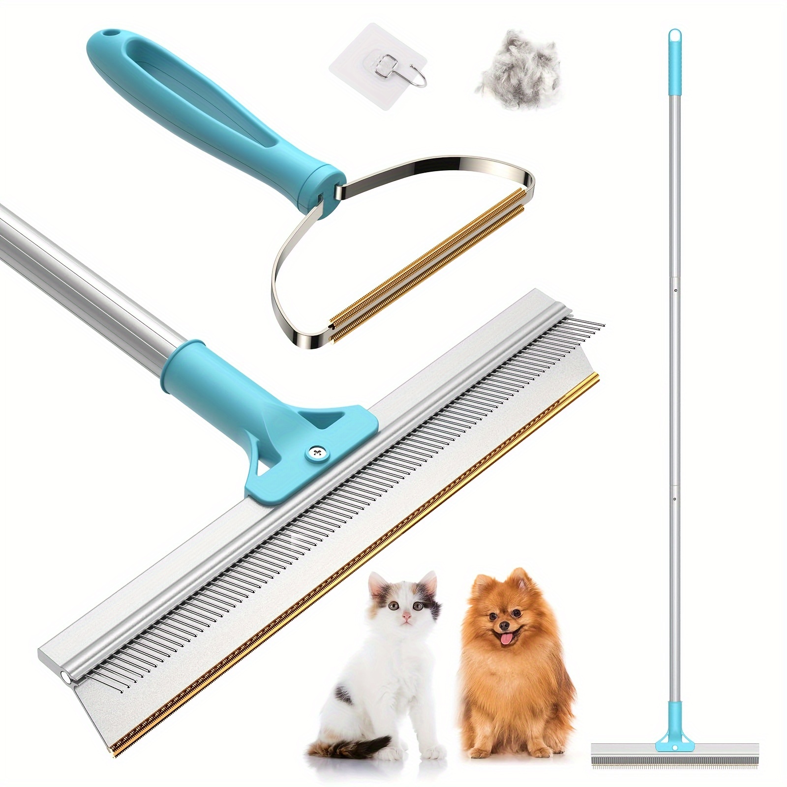 

Pet Remover Bundle - Length Carpet & Portable , Reusable For Removing Embedded Fur & Low Rugs, , And Carpets - For Removal