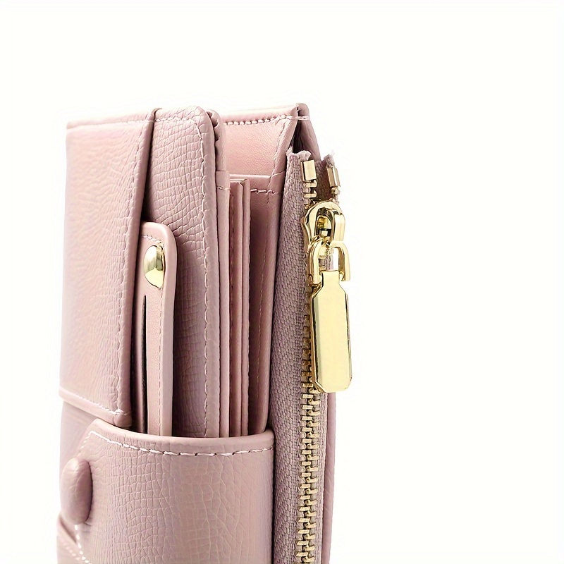 ht1015   multi function card bag womens short slim purse details 7