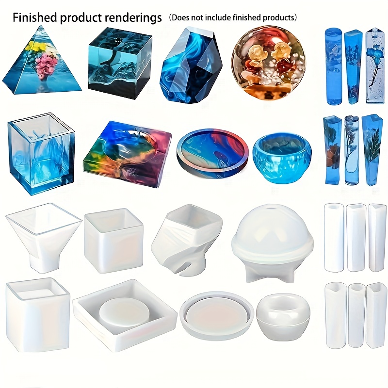 Moule Silicone Forme Nuage - Pour Résine Epoxy Et Bougies - 20x16.3cm - Silicone Alimentaire - DIY Créatif Stampi In Silicone Per Resina