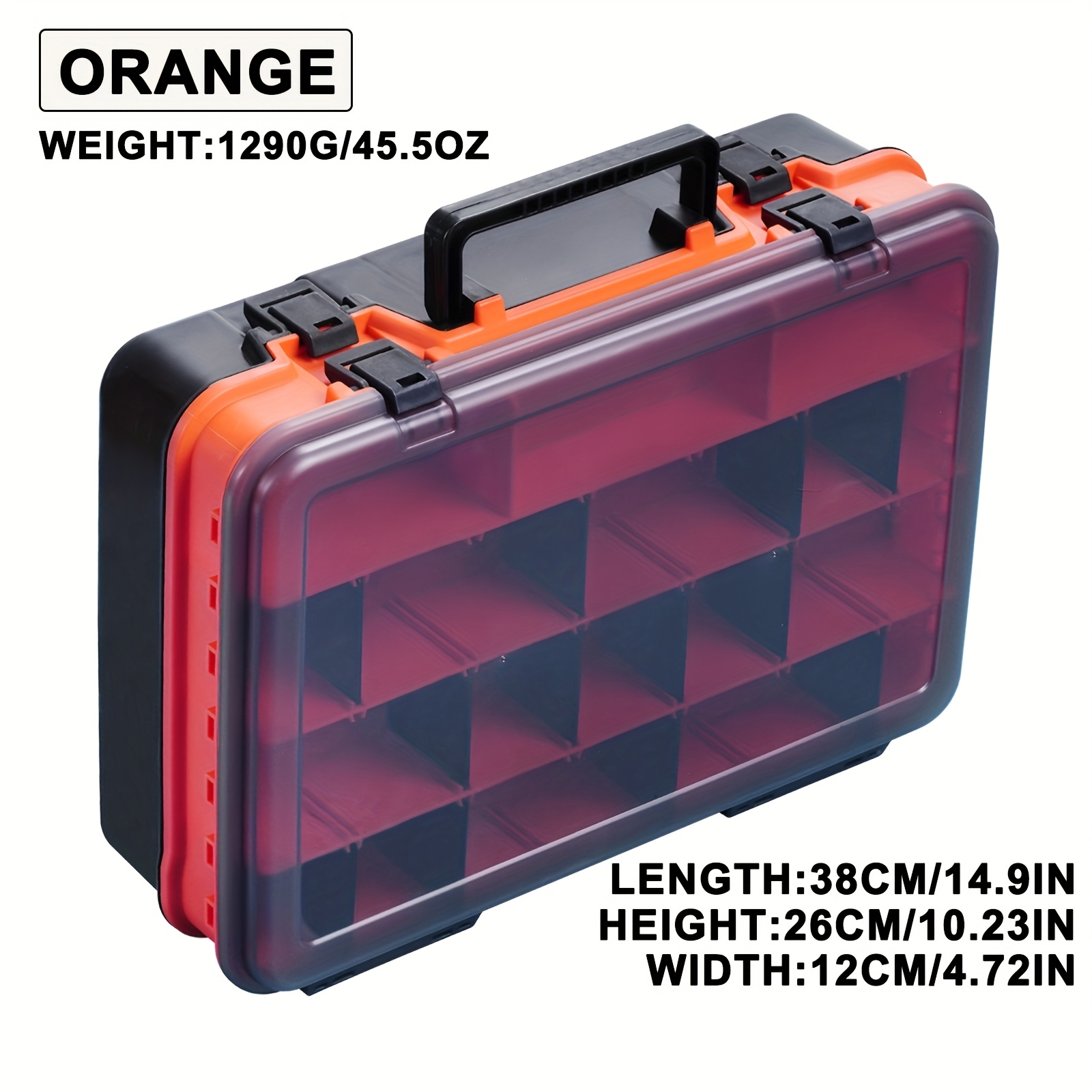 Cazulo Extra Large Capacity Double-layer Fishing Tool Tackle Box, Suitable For Lure Sea Fishing Gear Box