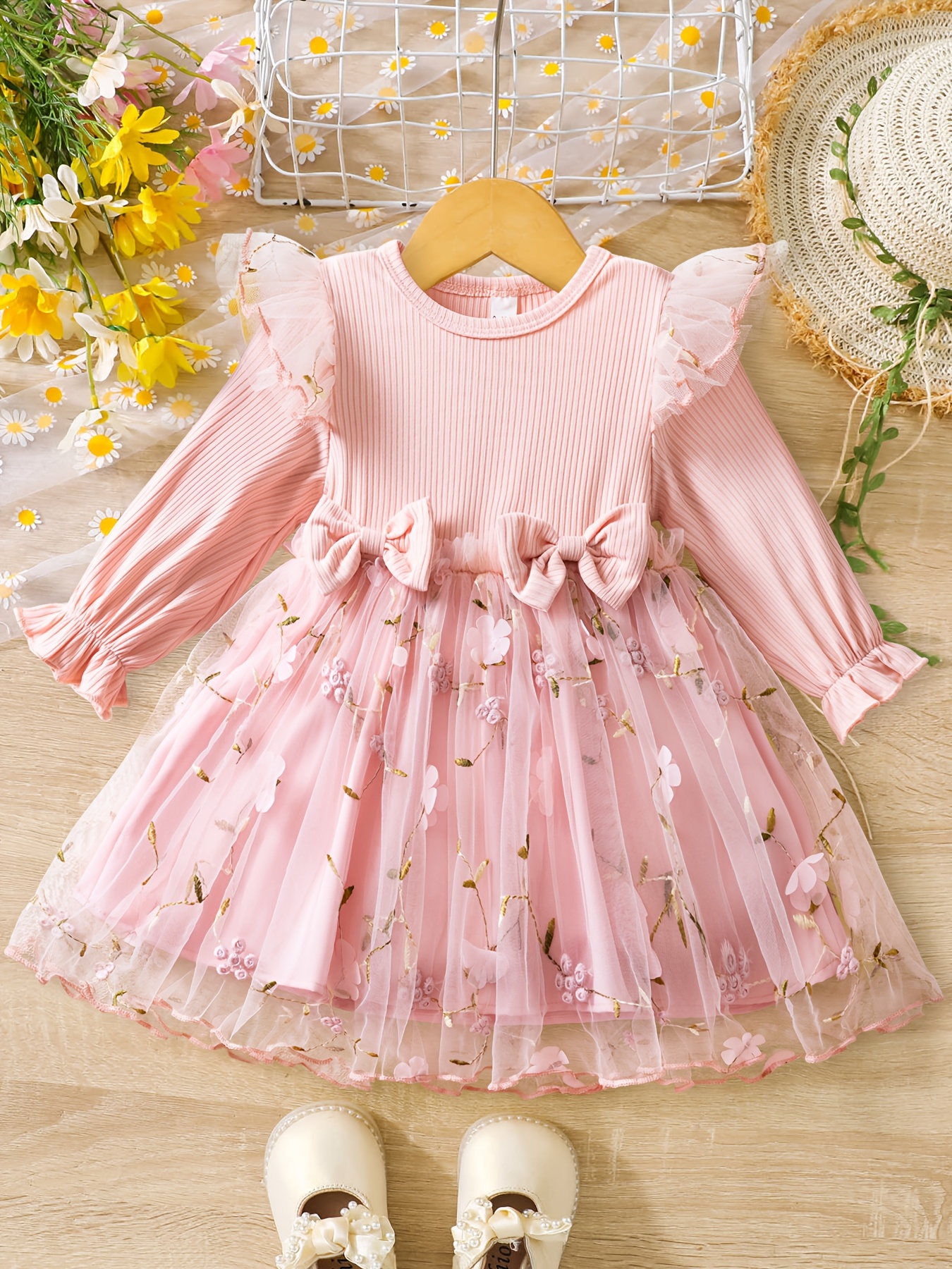 toddler fall dress Fall floral • Baby/Toddler Twirl Dress 5T main image 1