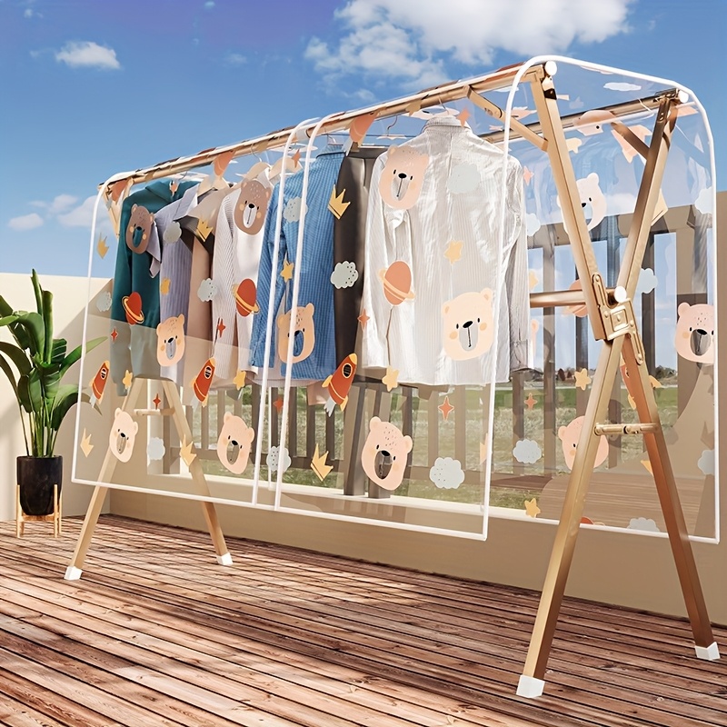 Quorvex Wäscheständer Regenschutz - Wasserdichte Abdeckung Für Draußen Mit UV-Schutz