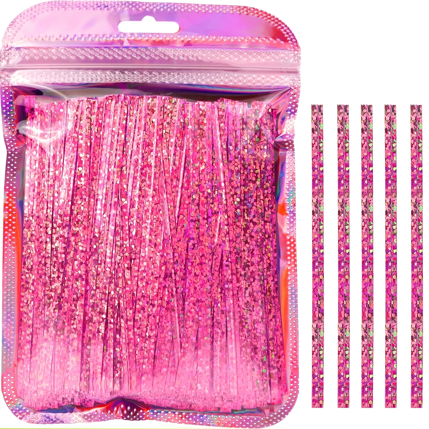 Image of 4 Inches Twist Ties For Bags, 230pcs Twist Ties For Plastic Bags, Reusable Bread Ties, Glittery Golden Twist Ties, Ties For Candy Bags, Coffee Bags, Snacks, Party Supplies