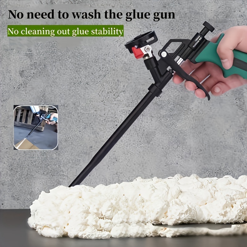 

Professional Foam Bottle Sealant Gun For 1pc: A Foam Gun Made Of All Golden Metal, Easy To Clean, Easy To Dispense Foam, Suitable For Air Conditioning Doors And Windows