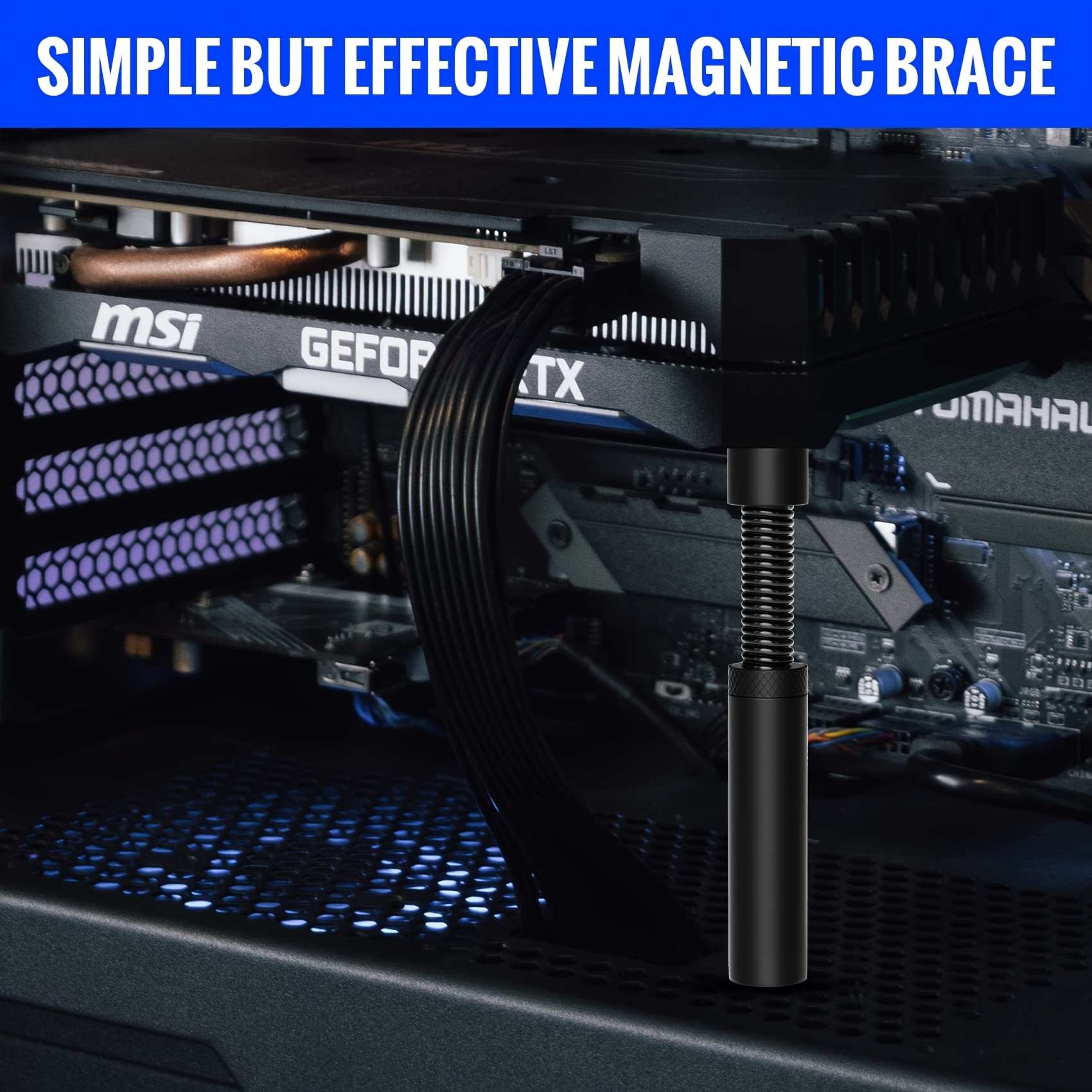adjustable height gpu support bracket anti sag Temu Pakistan