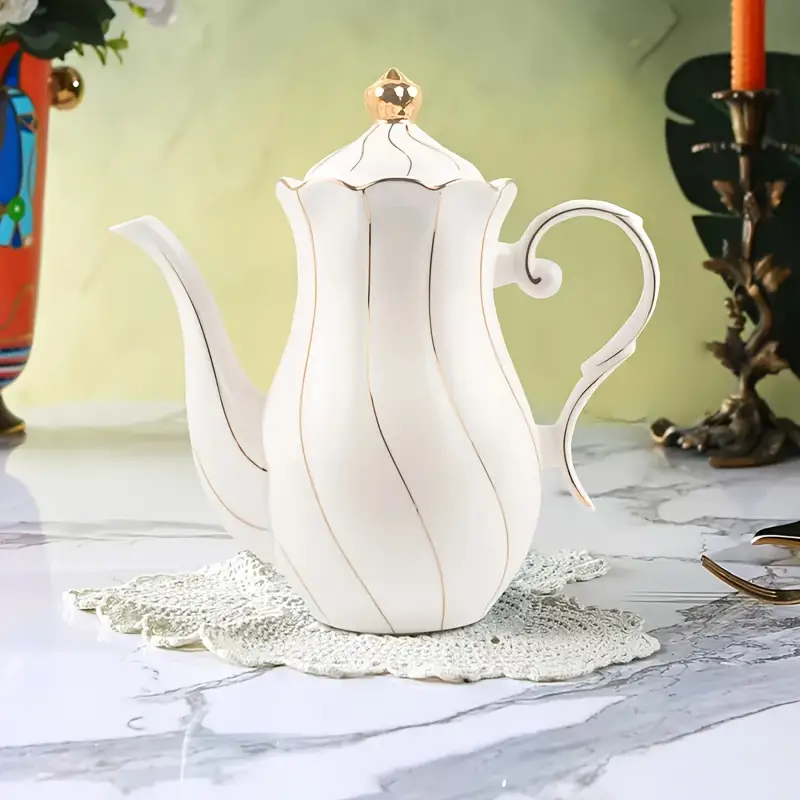 22pcs ceramic tea sets for women tea party british tea and coffee cups set gift for women mother for tea party package Product details 1