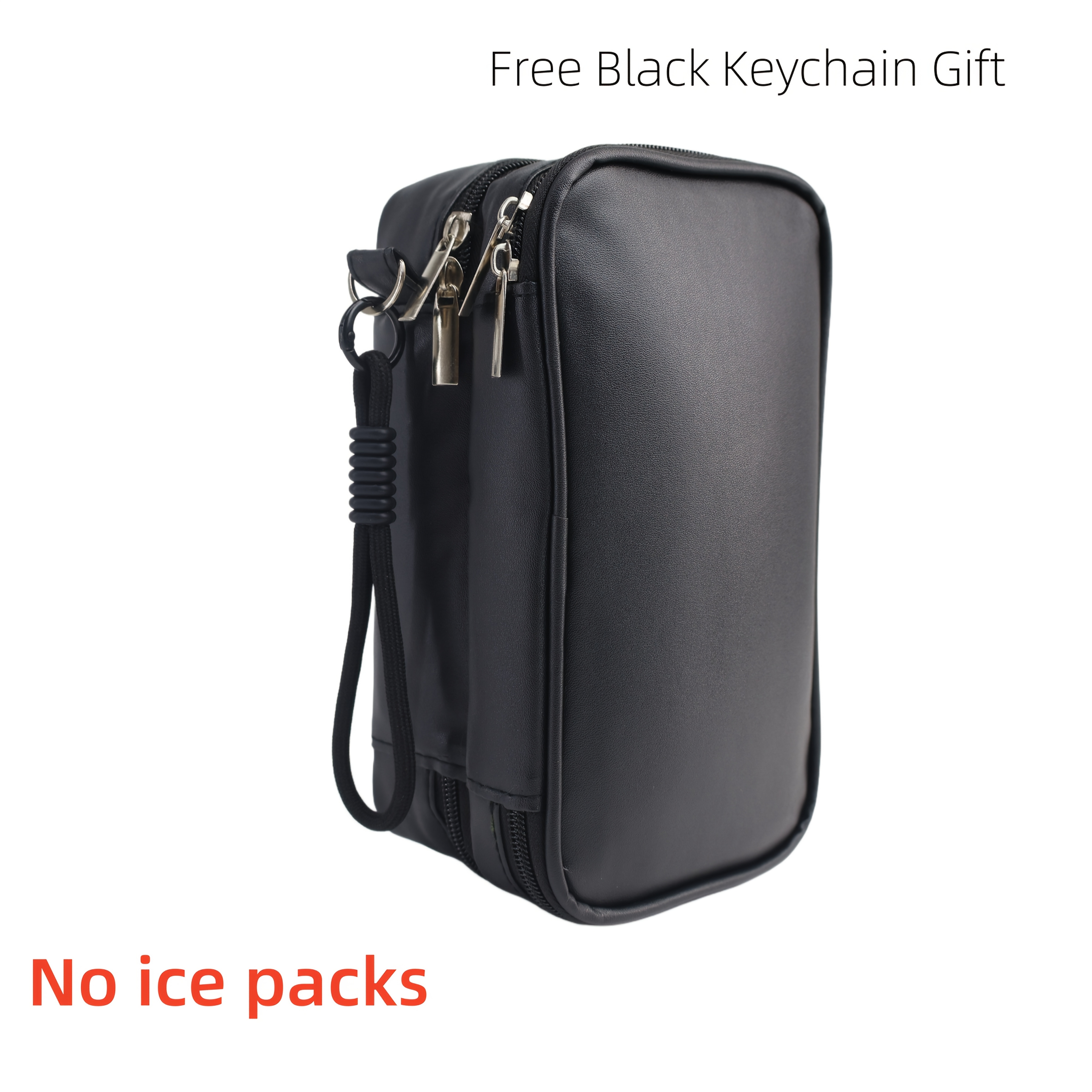 [case ] Insulin Bag For Diabetics - Double Layer Pouch For Pens, Vials, Ice Pack, Test Kit, Travel Medical Organizer With Handle