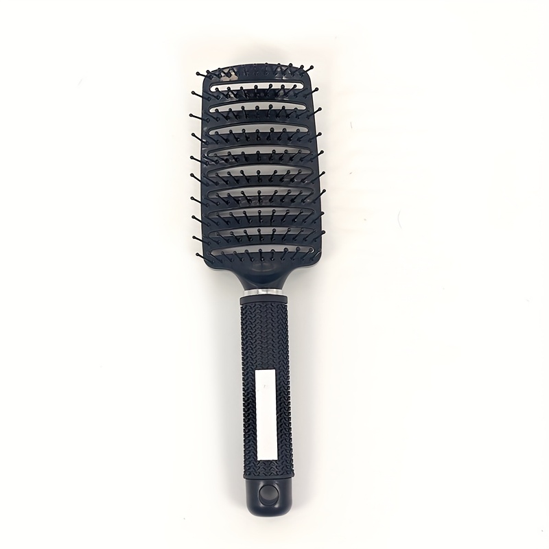 TEMU Men Women Square Hollow Hairbrush, Wide-tooth Comb, Easy To Detangle And Scalp Massage, Ventilated Detangling Wet Hair Brush, Elastic Comb