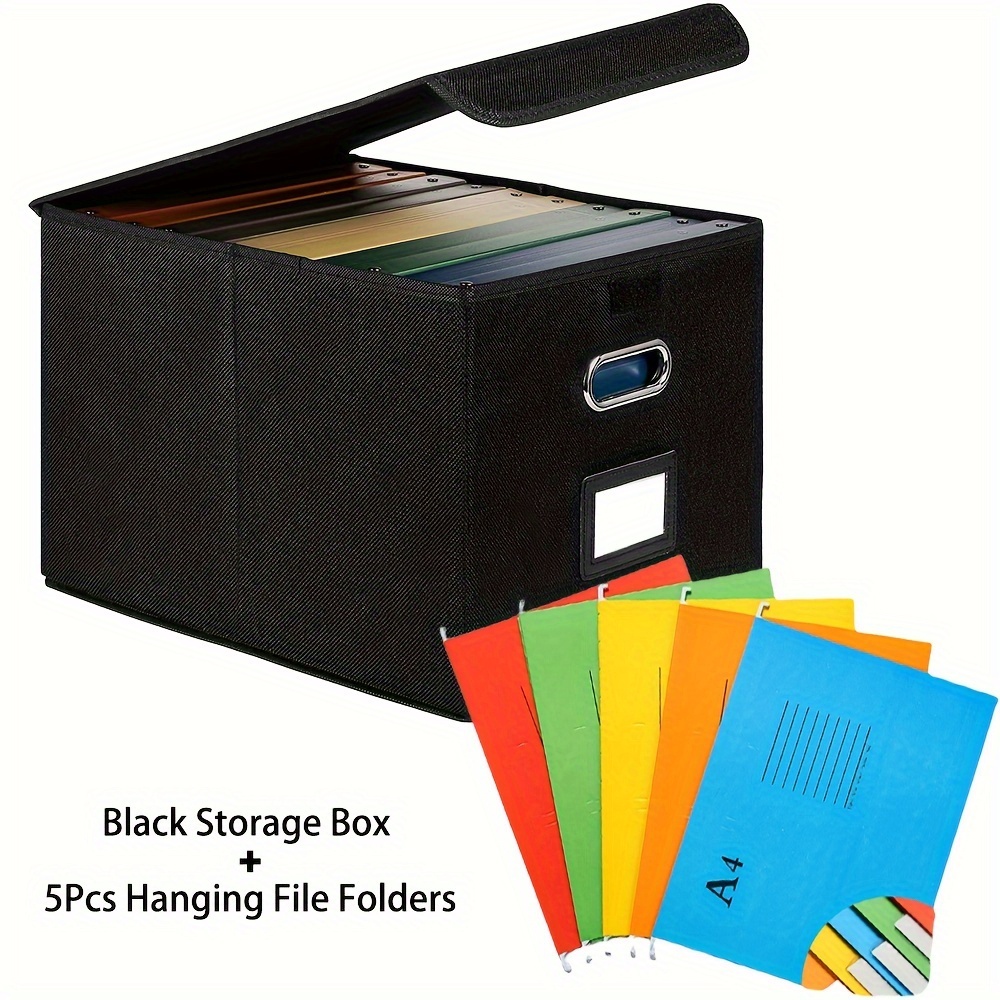 Acrylic Hanging File Organizer Letter-Size Hanging File Folder ...