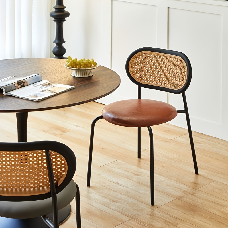 2pcs classic dining chairs vintage backrest chairs for  