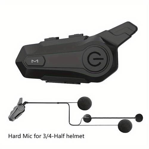 item picture 1 pack x1 plus motorcycle helmet intercom system with 2 person wireless communication high quality dustproof c hi fi sound compatible for full half helmets mic compatible with motorcycles e scooters for