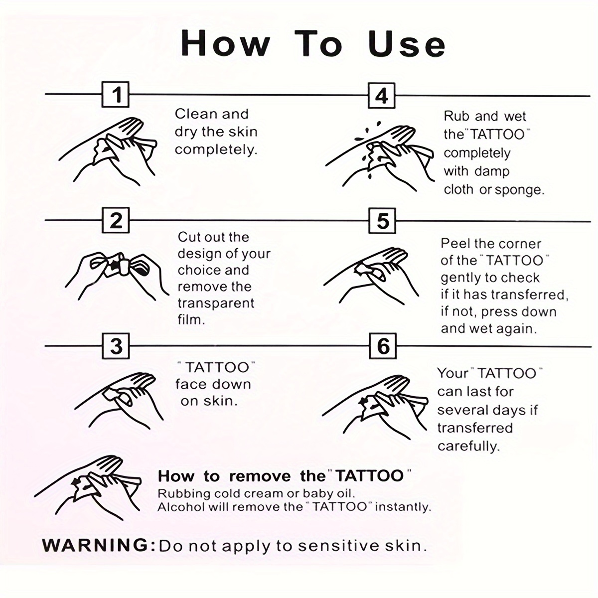 Jesus Crown of Thorns Cross Makeup Design Temporary Tattoo