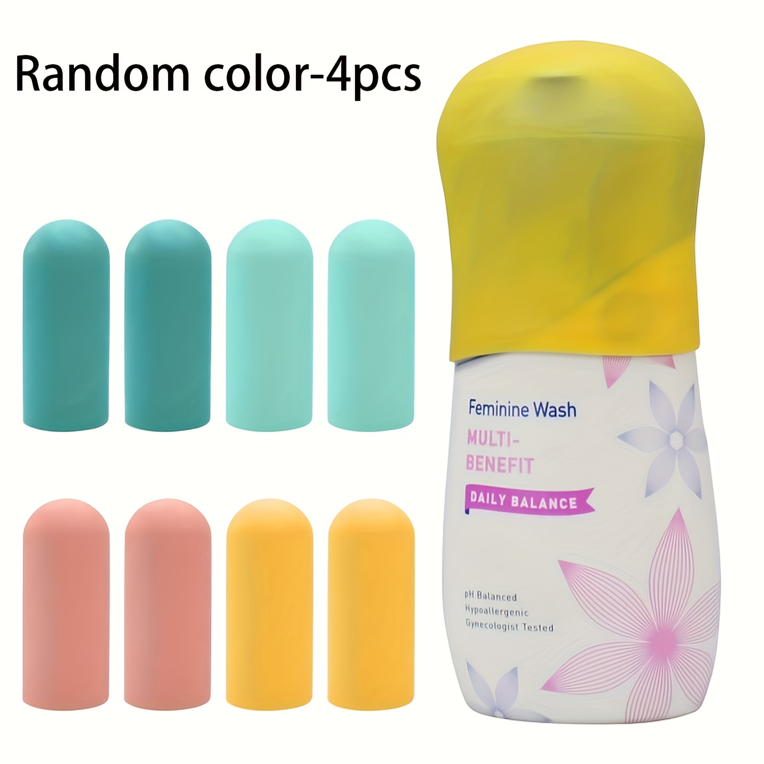 4-pack Random Color Bottle Covers