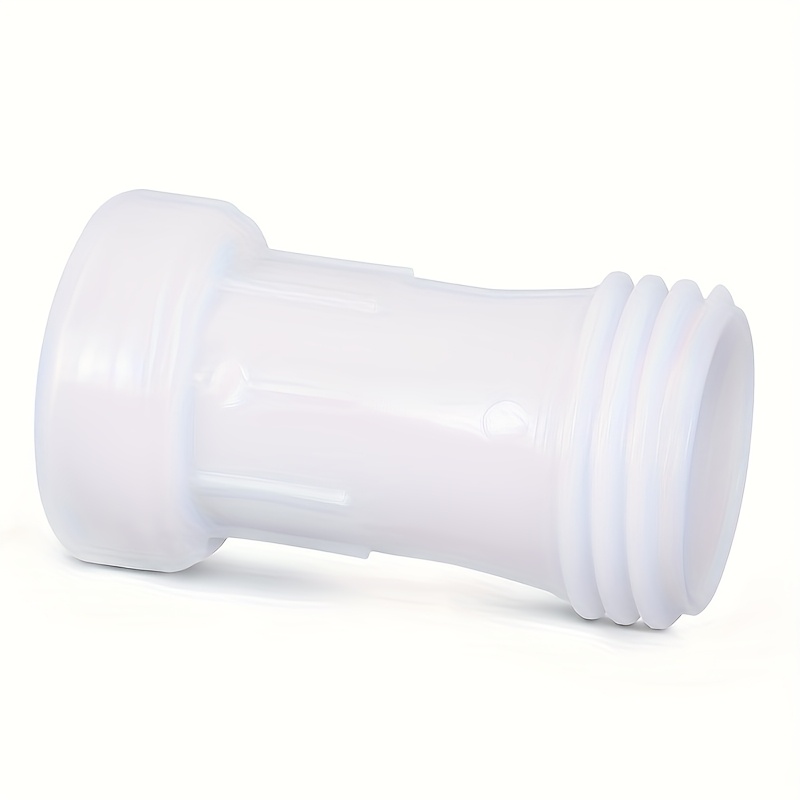 1pc Of Ibc Ton Extension Connector - White 110mm, Joint, Extended Drainage Pipe, Rainwater Accessory, Water Tank Adapter, , Pressure Resistant And