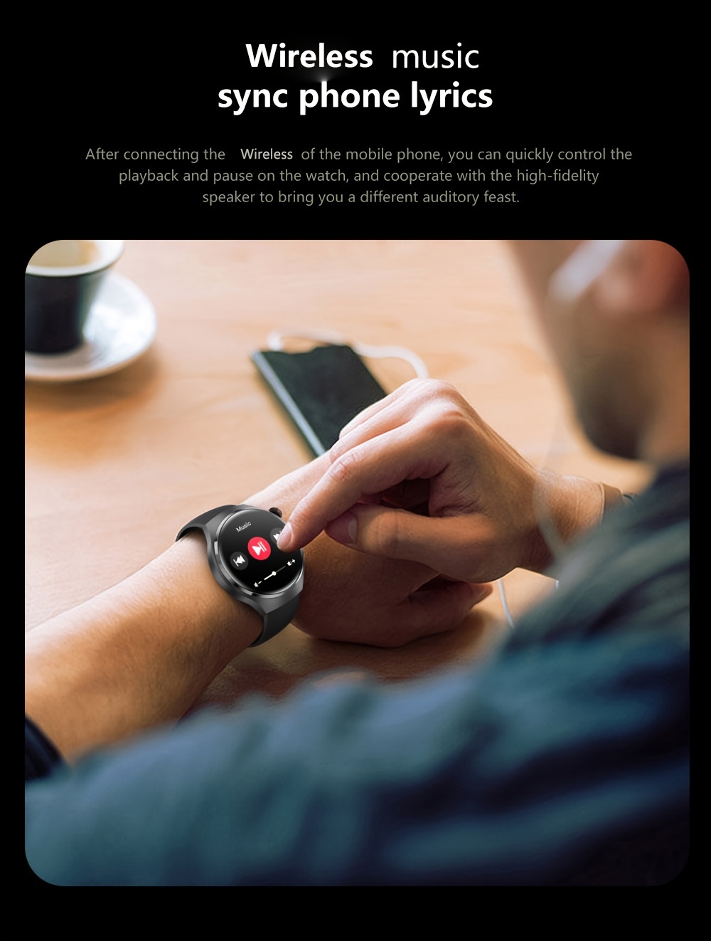 2024 Neuer GPS-Sporttracker für Smartwatches für Männer, NFC-Funkanruf, Herrenuhr, 360 * 360 HD-Bildschirm für Smartwatches, Outdoor-Sport-Fitness-Tracker_voghion.com