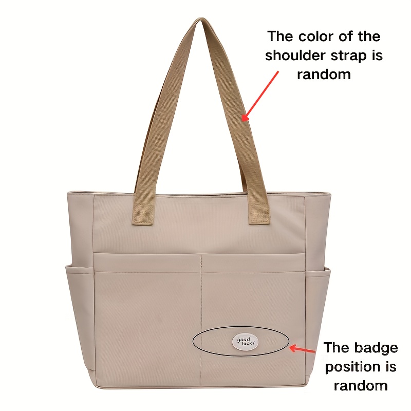 E-shop 1 Stück Damen Tote Bag, Große Kapazität Crossbody Bag, Reißverschluss, Multifunktionale Tote Bag für den täglichen Gebrauch, 3 Farben verfügbar,
