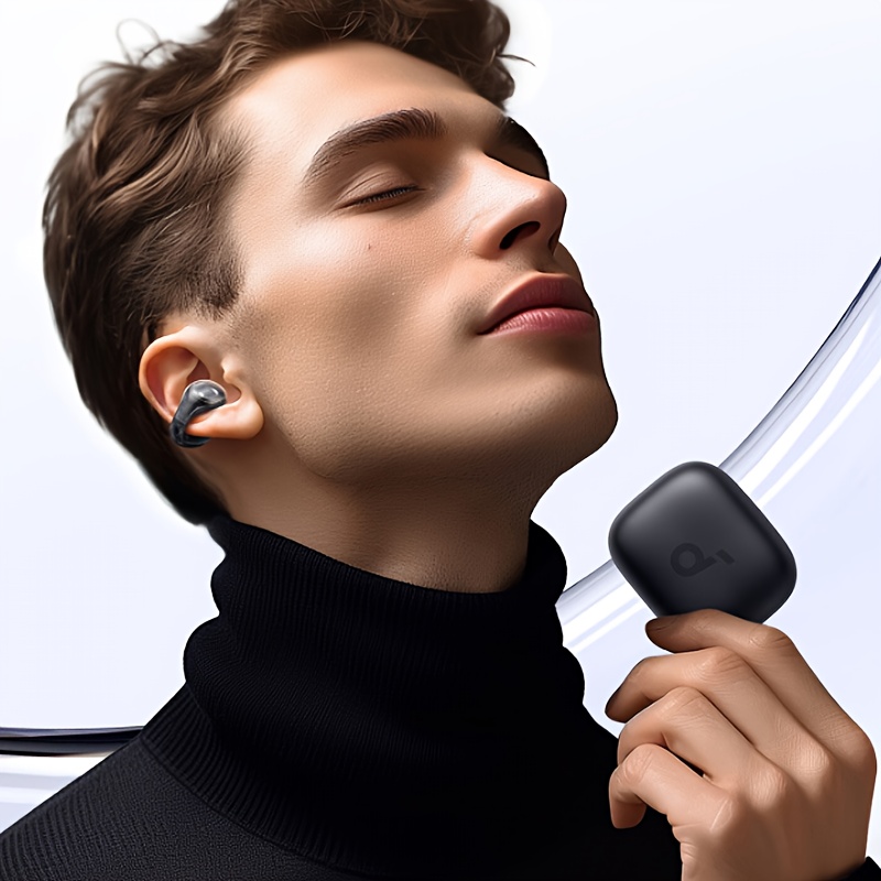 De draadloze oorclip hoofdtelefoon