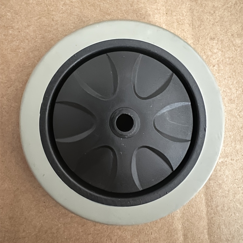 TEMU 1pc 4-inch Tpr Material Silent Wear-resistant Wheels, Suitable For Restaurants And Hotels Trolleys, Hygienic And Clean Storage Carts