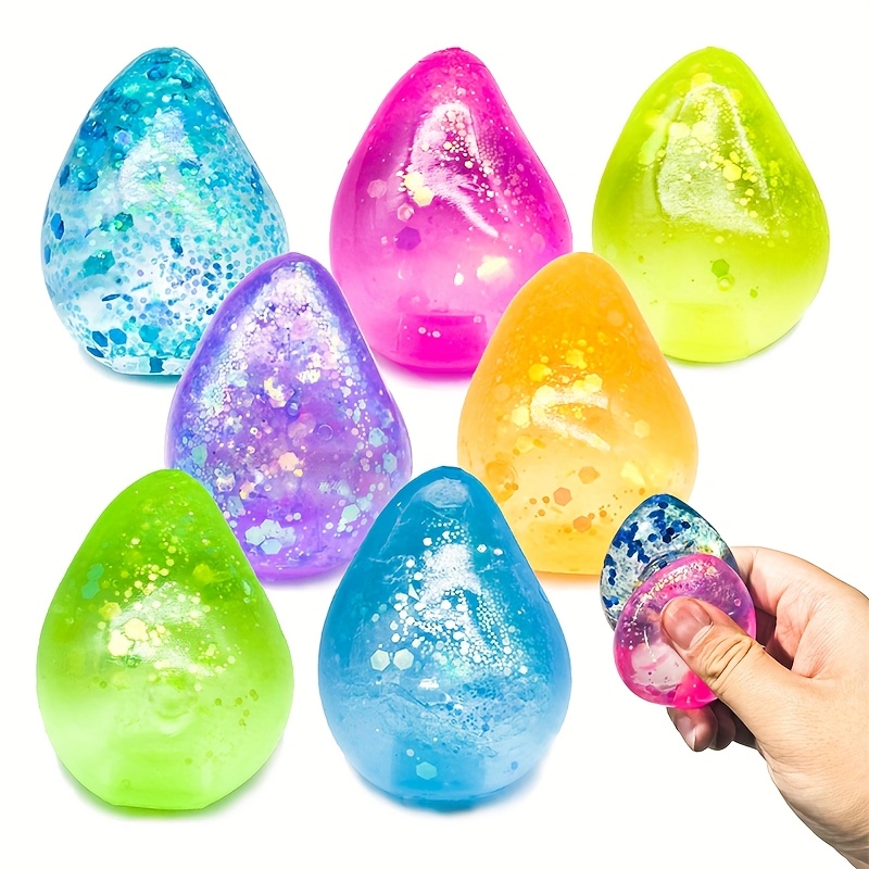   squeeze toy 1pc in random color slow rebound texture suitable as a birthday party gift easter christmas valentines day gift multicolor options   green   orange red teal suitable for boys and girls