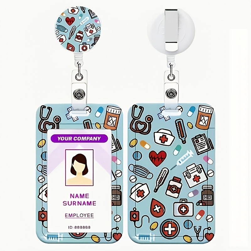 badge id holder sold on Temu United States