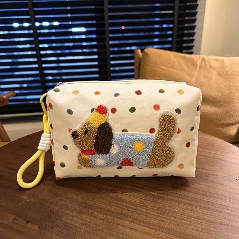 TEMU Large Capacity Portable Makeup Bag For Storing Skincare Products And Travel Toiletries