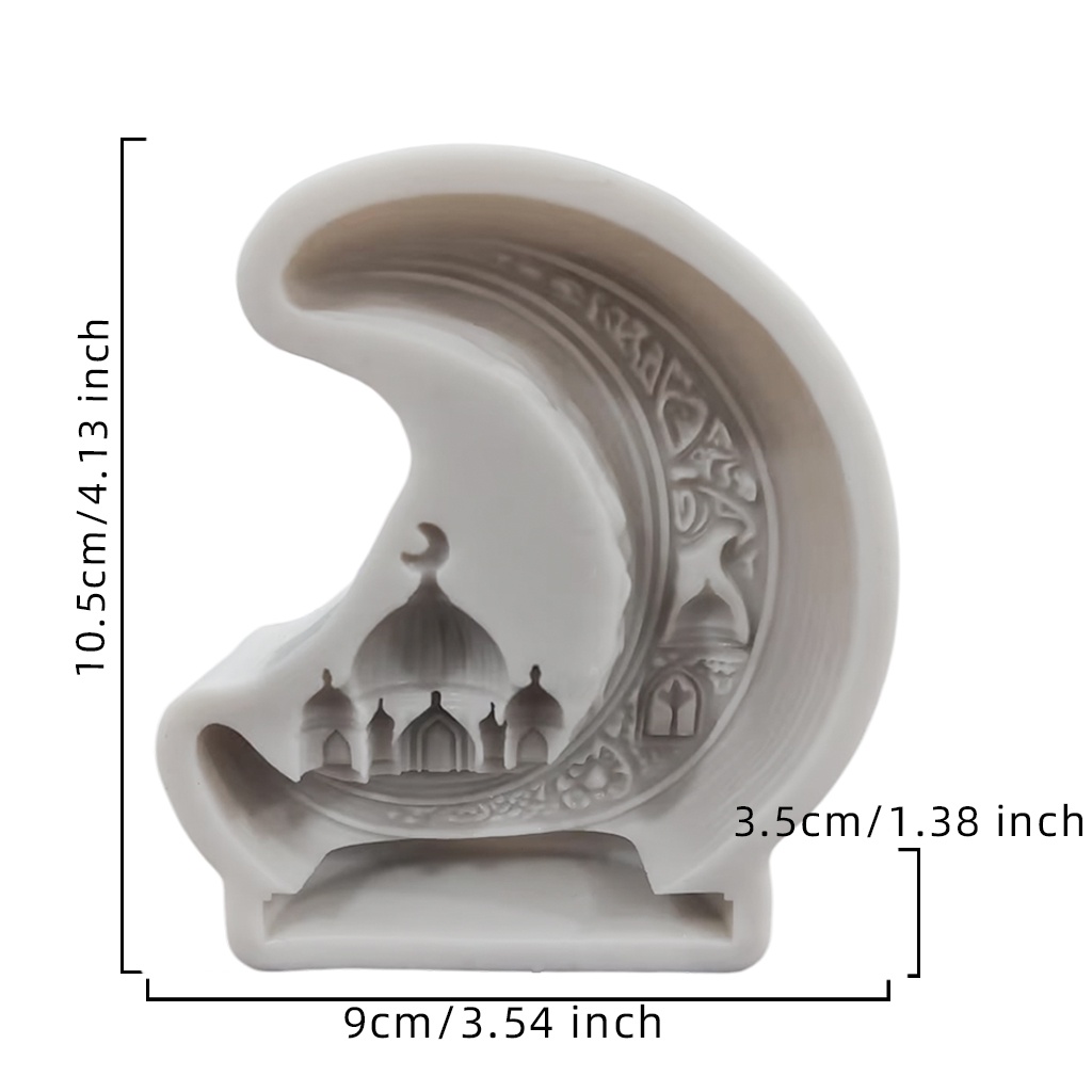 E-shop Ramadan-Serie Silikonform, Kerzenformen, geeignet für DIY-Bastelarbeiten wie Kerzen, Gips, handgemachte Seifen Aromatherapie-Produkte. Ideal für