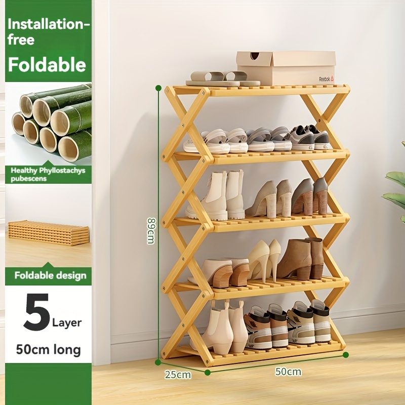 

1pc Shoe Storage , Installation-free Shoe Storage , And To Use, Suitable For Rental Houses, Dormitories, Entrances, Corridors, Bedrooms, Bathrooms, Offices, , Shoe Storage Organizers