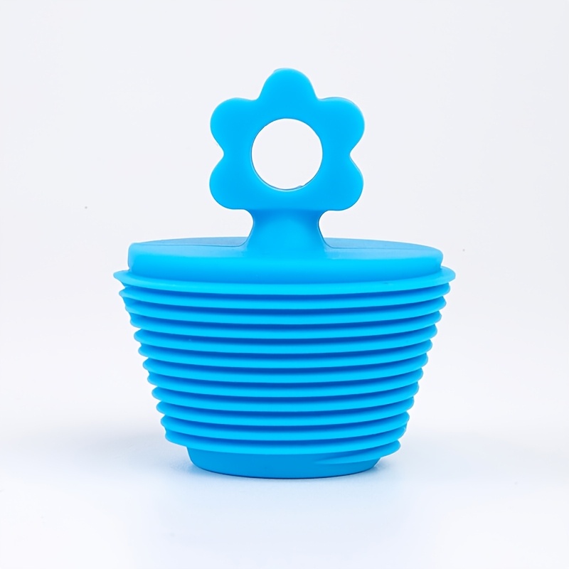 TEMU Tappo universale per vasca da bagno - Tappo per vasca, a forma , a scarichi di da cucina e bagno, copertura per scarico a con protezione