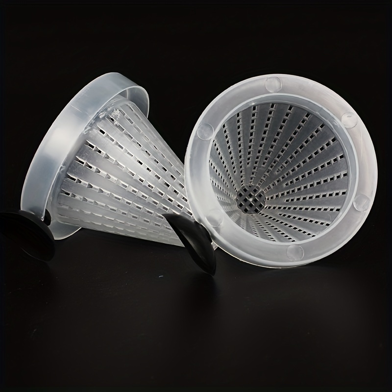 2-Pack Fish Tank Feeder Cones - Live Food Cups With Suction Cups For Aquarium Feeding