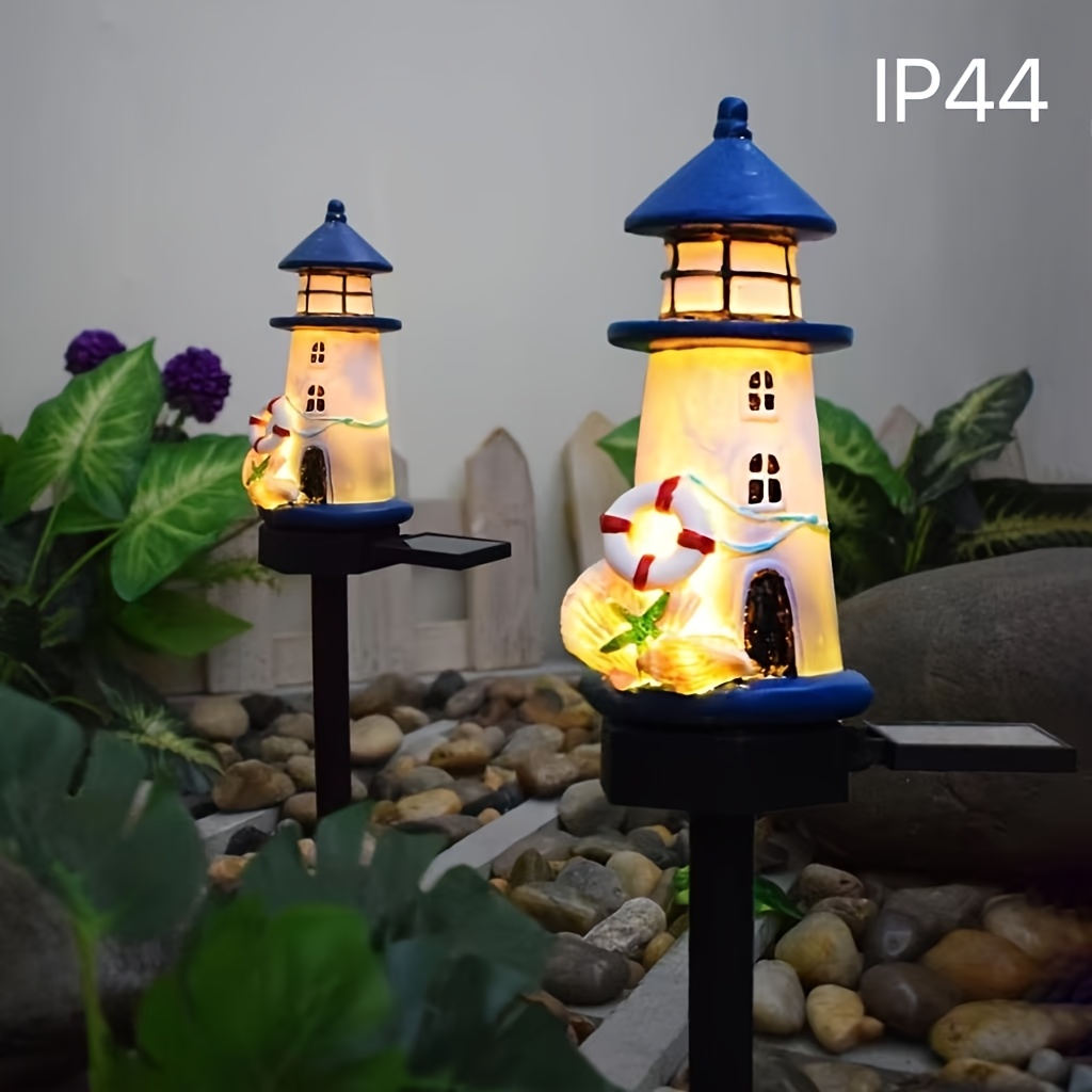 Customized Coastal Lighthouse Stained Glass Window Hanging, Suncatcher...