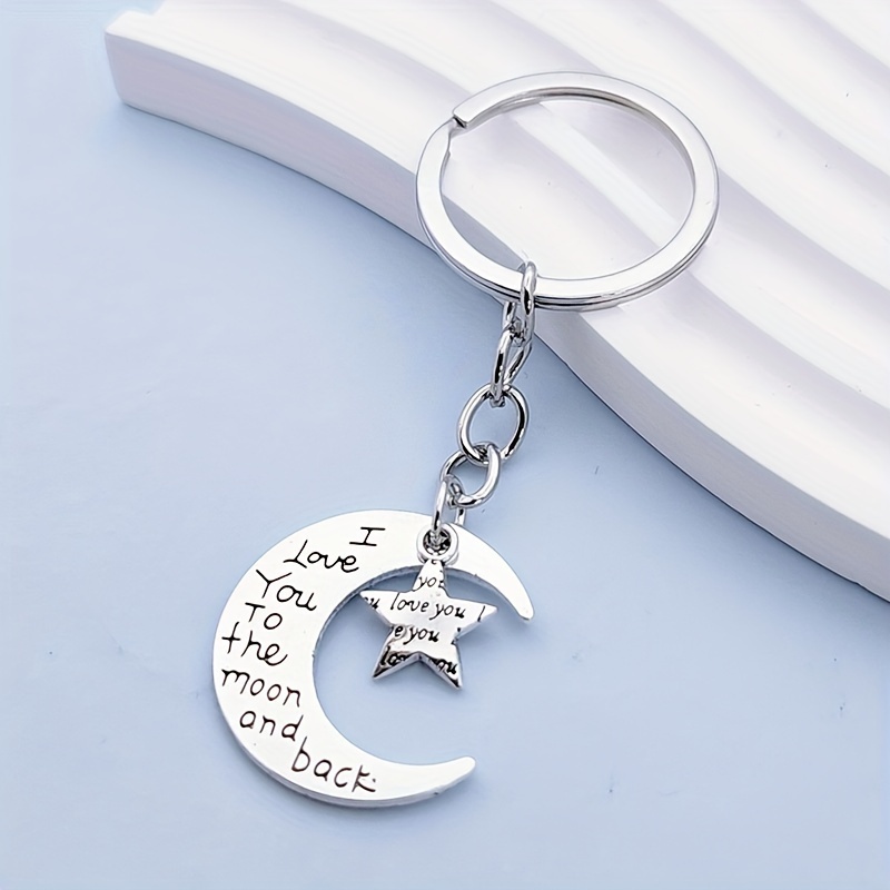 moon love keychain alloy metal spiral clasp Temu South Africa