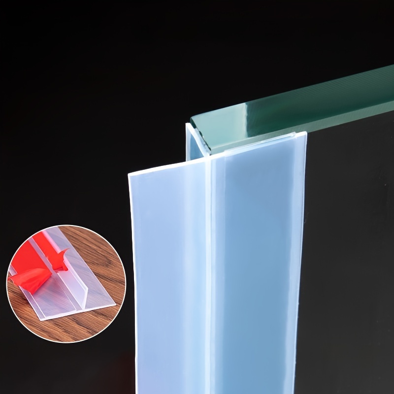 Image of Premium Universal T-shaped Silicone Door Seal | And Windproof Bottom Strip For Wooden And Glass Doors | Commercial-grade Solution For Hotels, Restaurants And Bars | Durable Protection For Sealing