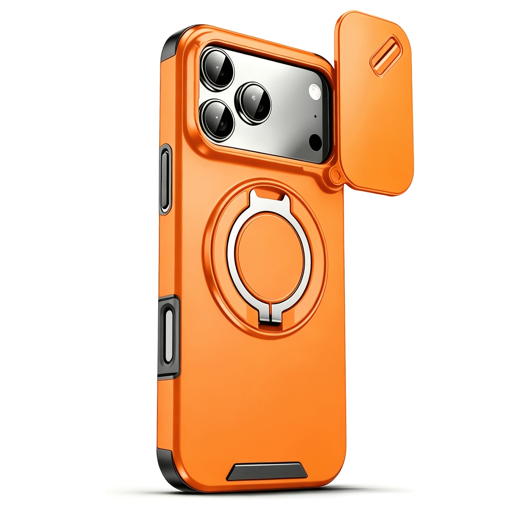 TEMU Phone Case: Shockproof Heavy Hard Case With Stand For Iphone 17 Pro Pro Max 15 Pro Max