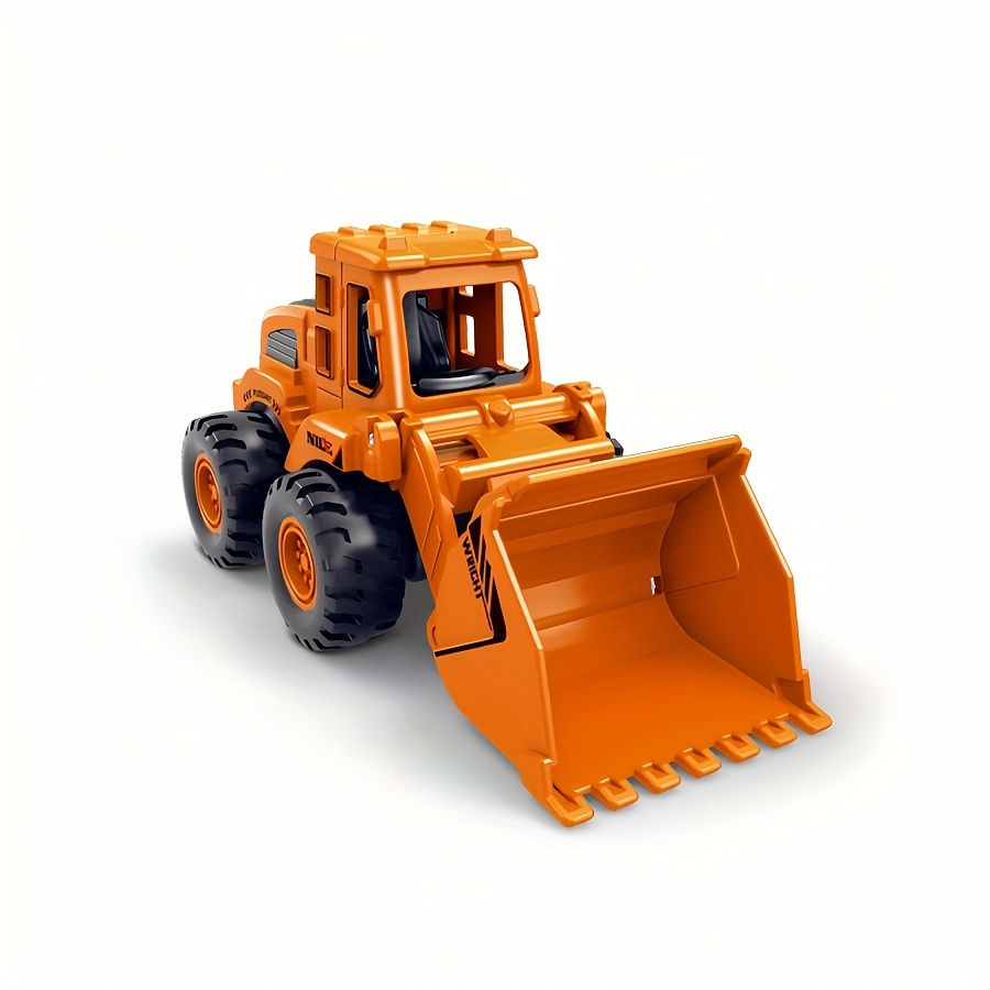 Image of Vehicle Simulation Engineering Toy Excavator Bulldozer Roller For Boys, Perfect As A Gift For Halloween, Christmas, Or Birthday Parties