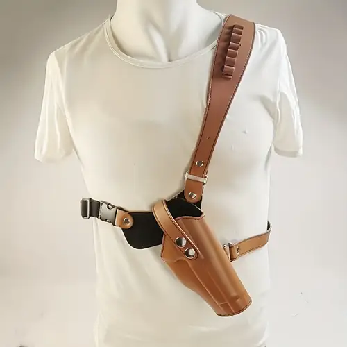 m1911 shoulder holster secure to your firearm right handed snap closure black with straps buckles firearm holster sleek look premium