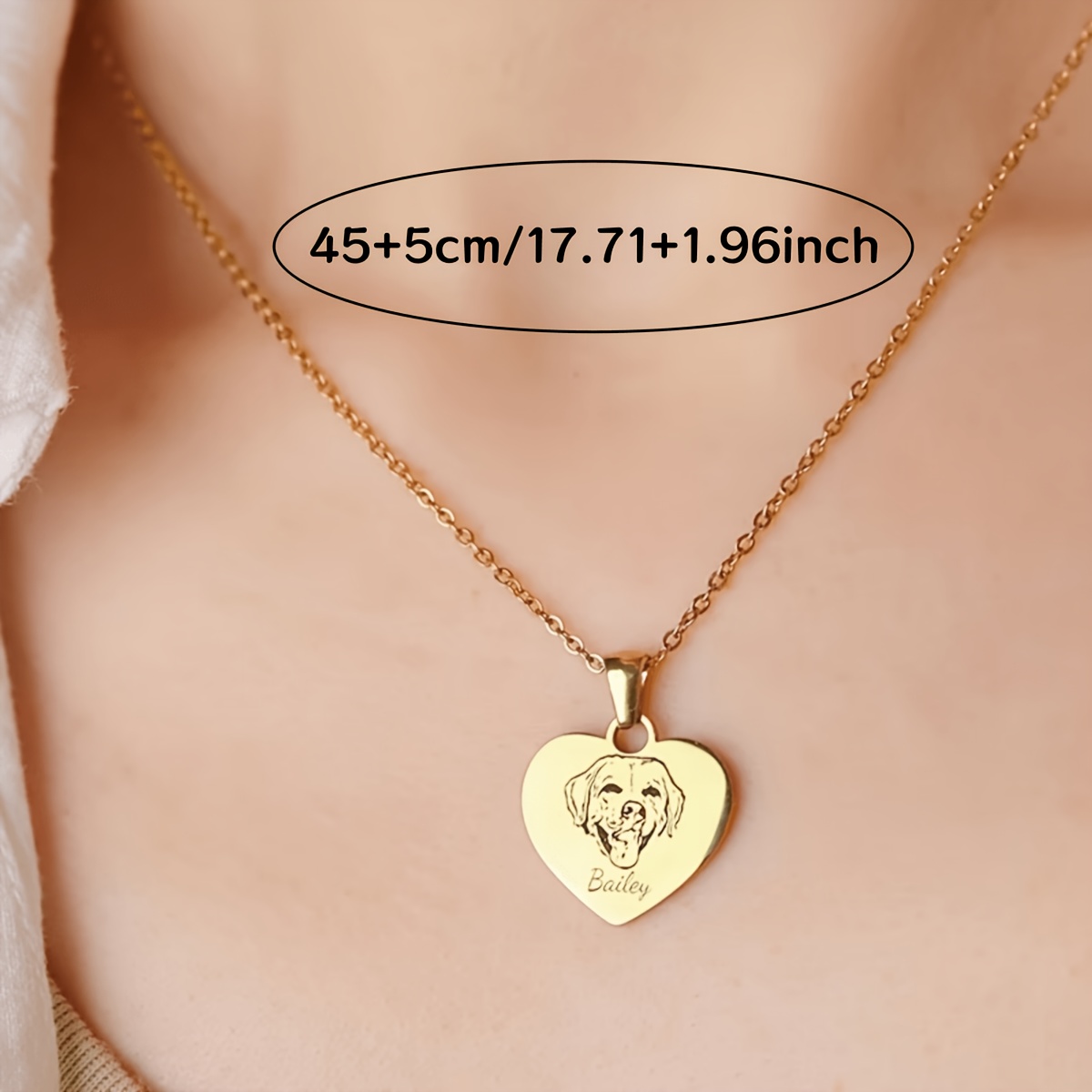Personalized Custom Photo Necklace for Women