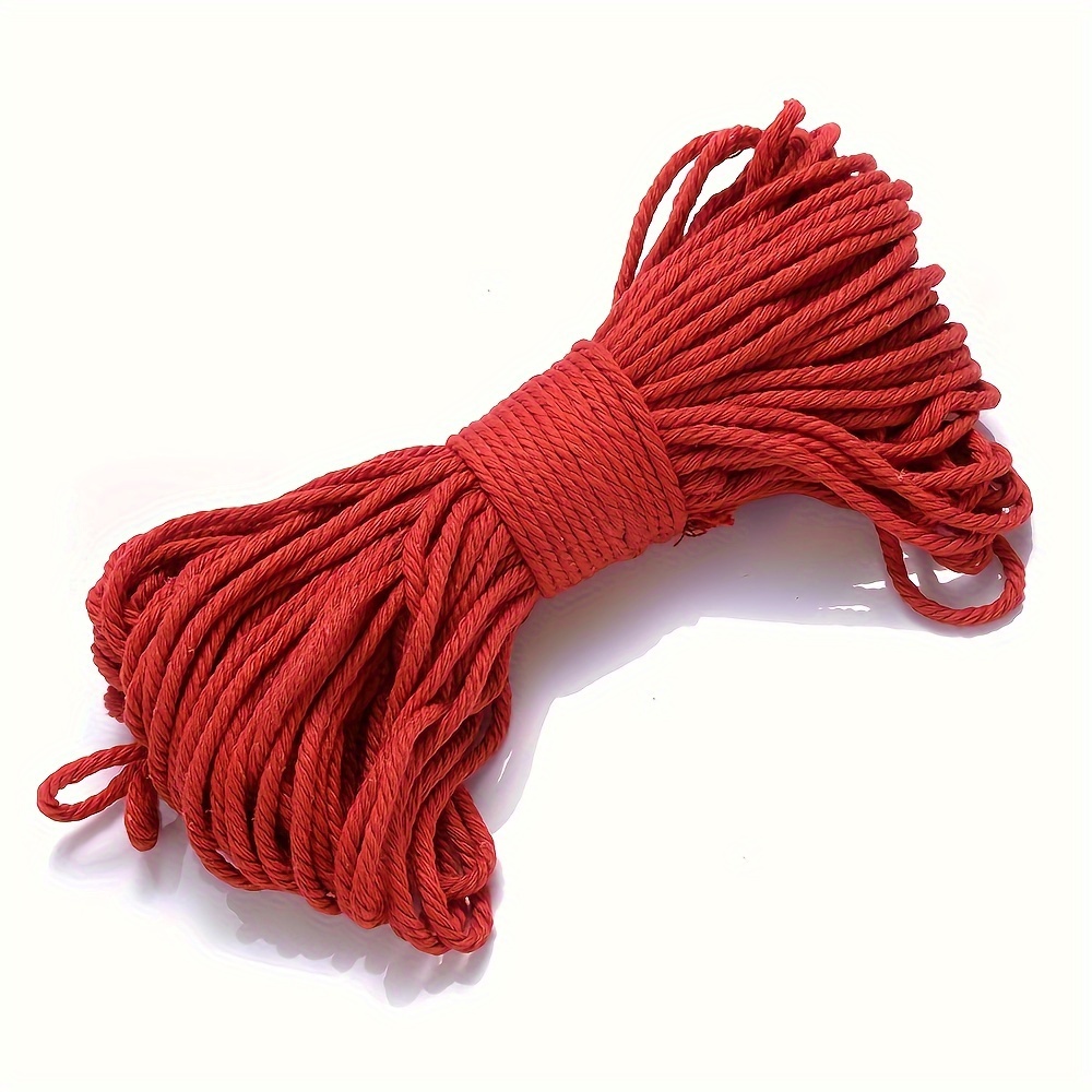 Bag Polyester Twisted Cord Rope Macrame String Braided - Temu