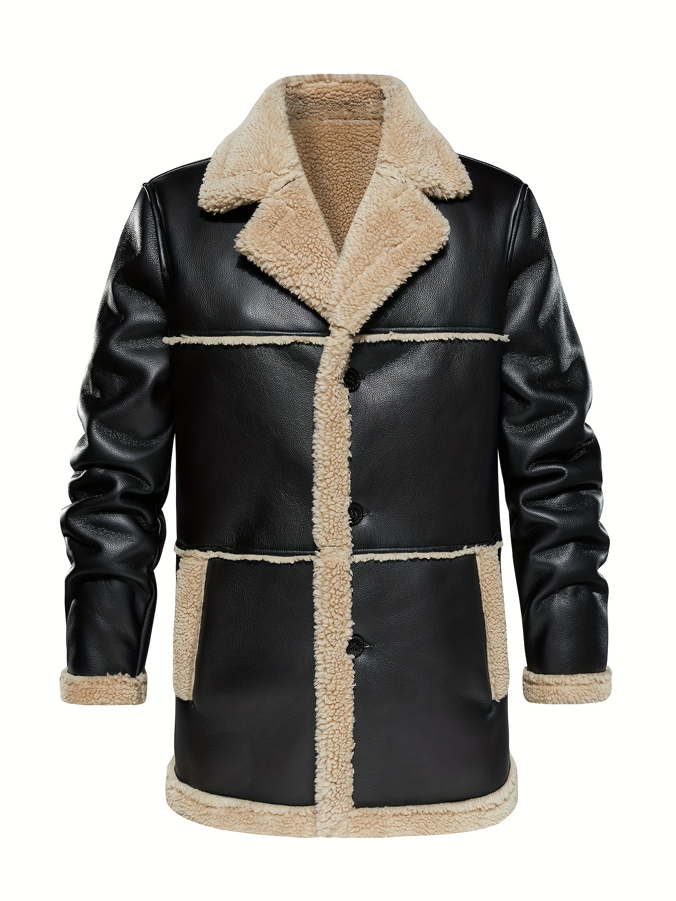 herren winter verdickter warmer langer trenchmantel jacke für die kältezeit