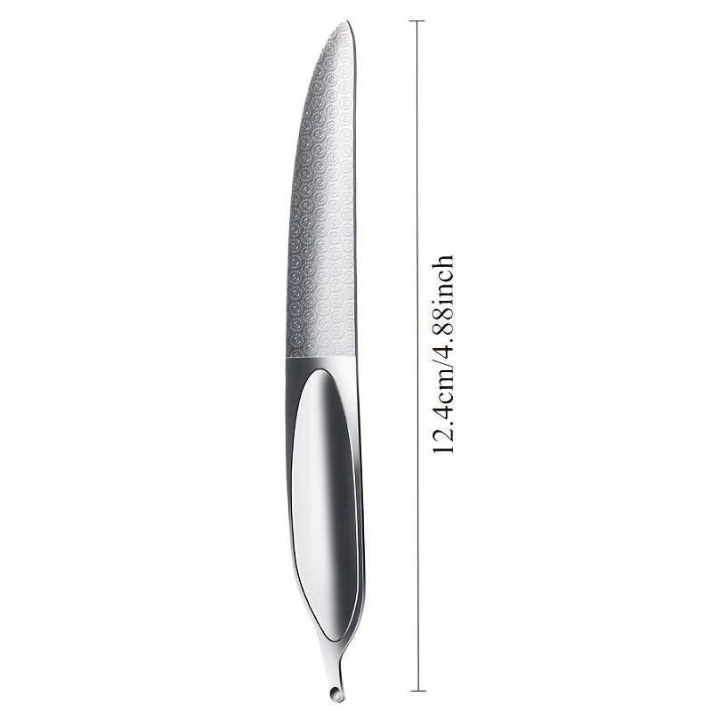 Double-Sided Stainless Steel Nail File with Box