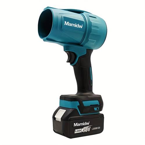 mamidw brushless blower personal cooling fan dryer handheld blow air cooling tool for makita 18v battery pin