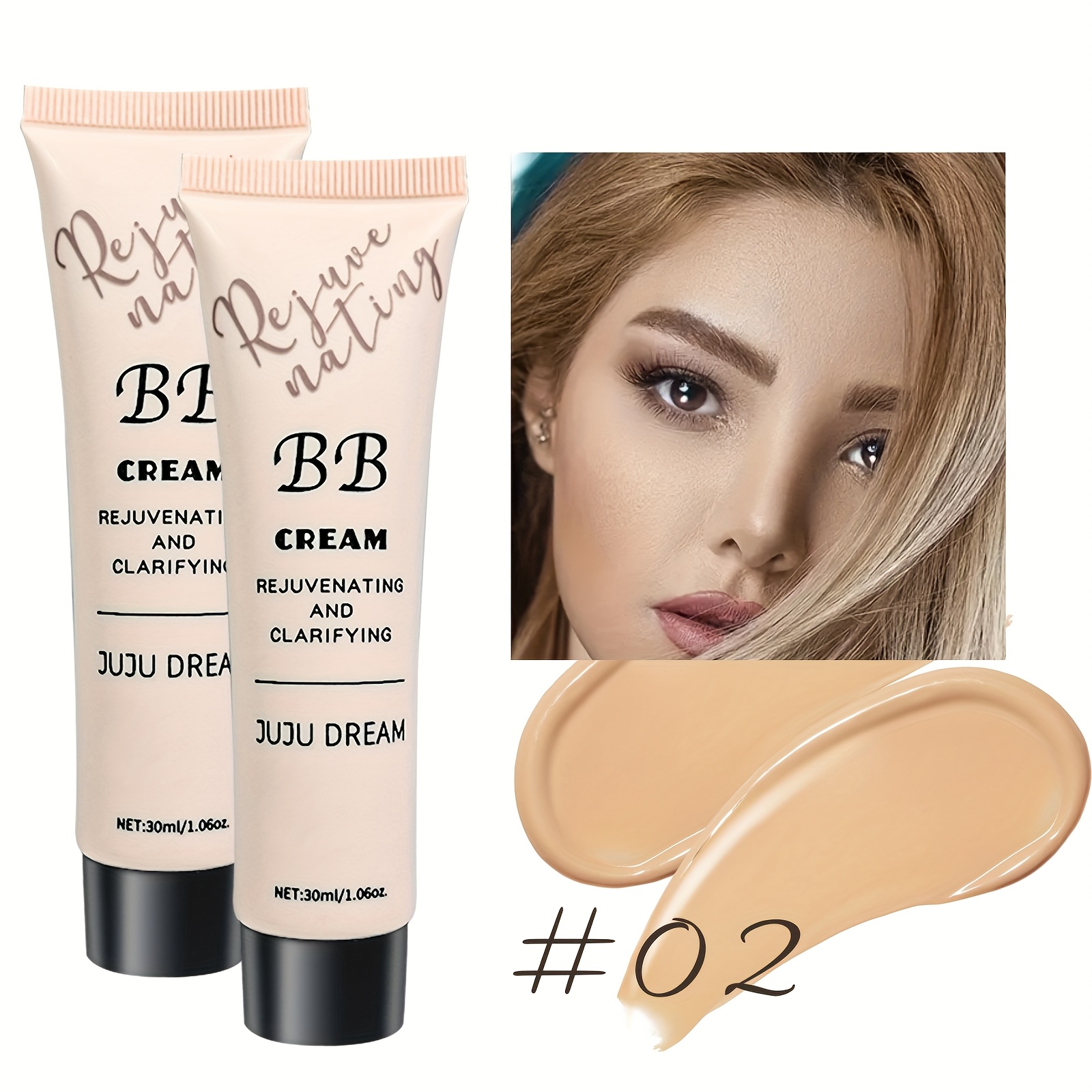 Waterproof BB Cream Full Coverage Concealer for Natural Finish