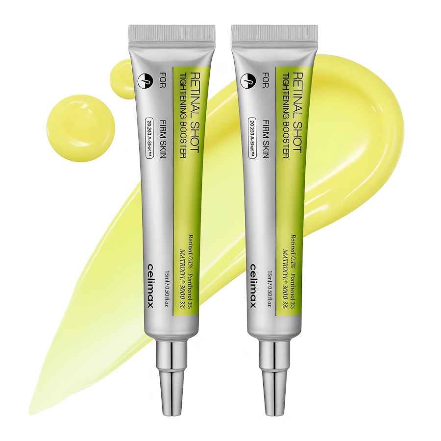 TEMU Retinol Firming Serum, Containing 0.1% Retinol, 2-pack, Improves Skin Texture, Skin , Signs Of Aging, Moisturizing Serum, Christmas Skincare Set