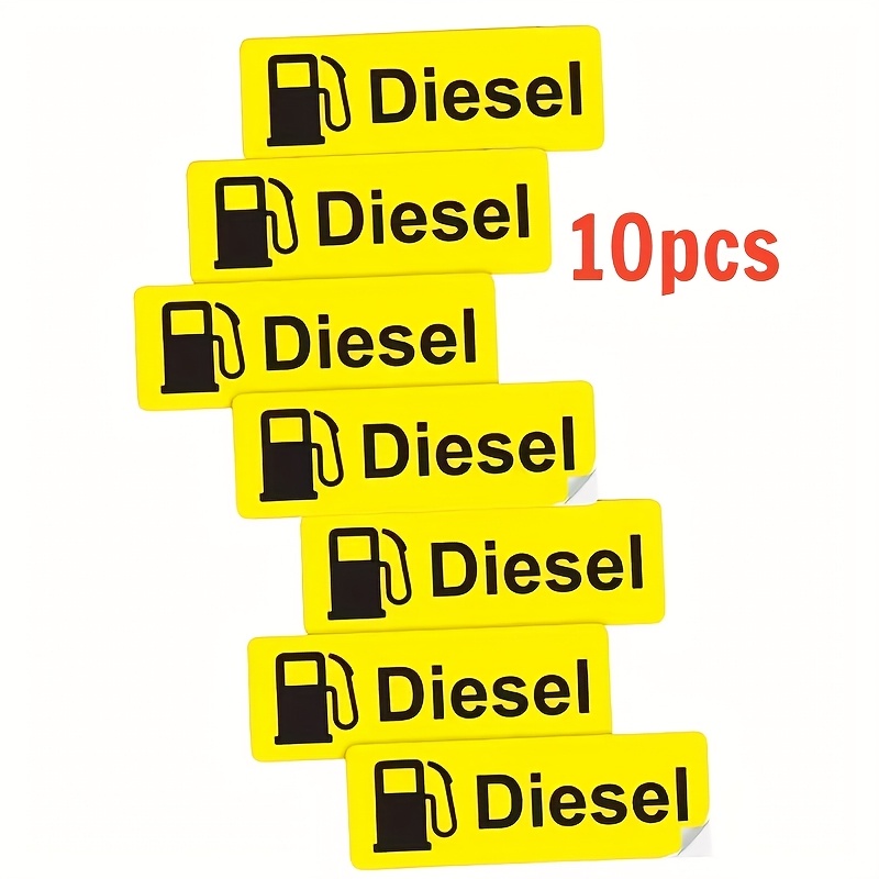 5-10pcs Gasoline Car Fuel Cap Stickers, Car Fuel Cap Decorative Stickers - Waterproof, Easy To Apply, Non-adhesive - Add Fun To Your Car