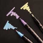 12 double sided acrylic painter waterproof for handmade works non messy art on metal and fabric large capacity dual tip design sketch markers top markers powerful art markers markers for painting