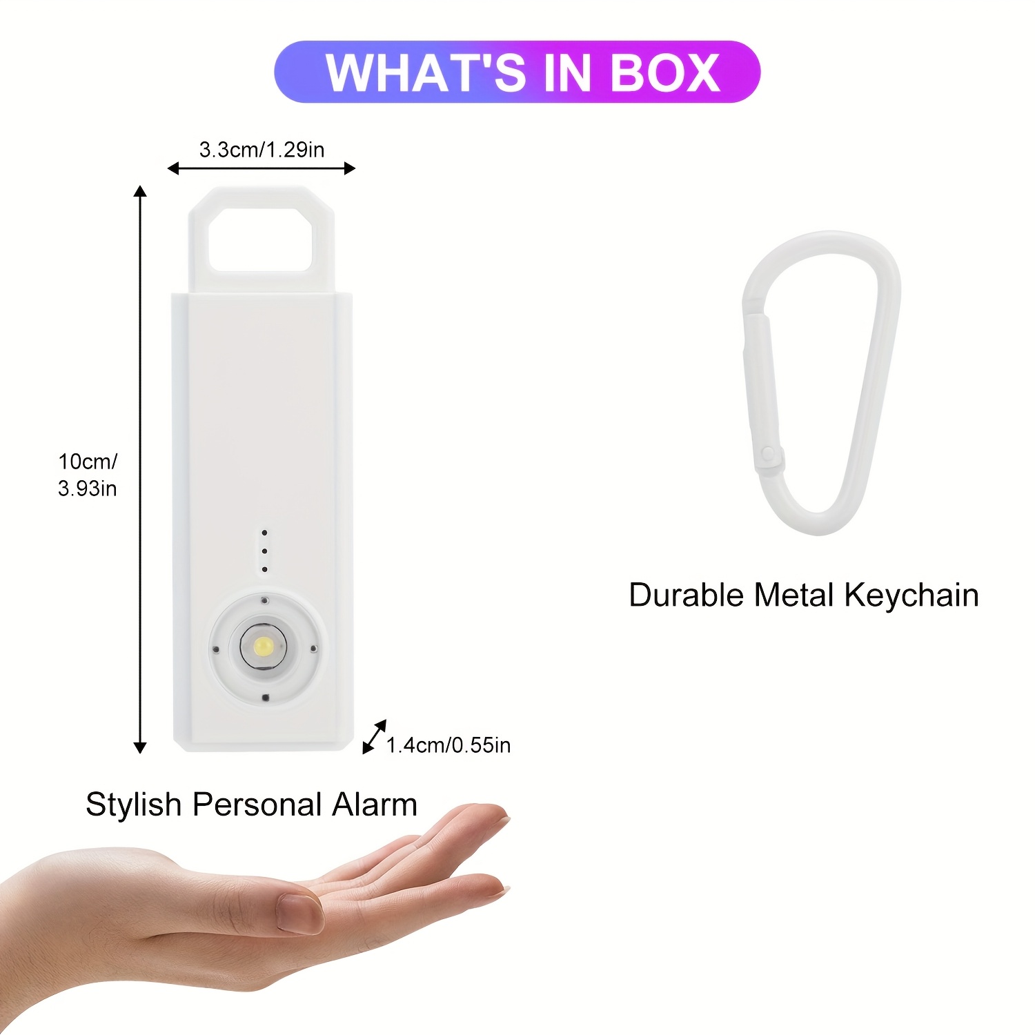 a new personal alarm a 130 featuring a